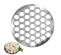 Moule à raviolis à 37 trous - Presse à pelmeni et raviolis en d'alu | Disposition de 37 trous de grande capacité, finition lisse antiadhésive, préparation des lots permettant de gagner du temps,