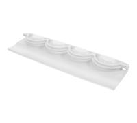 Moule à Raviolis à 4 Trous en Pp, Presse Lavable Cuisine | Usage Domestique, Blanc, Réutilisable, Forme Ronde, Nettoyage Facile, pour Préparer des Raviolis et Autres Pâtes