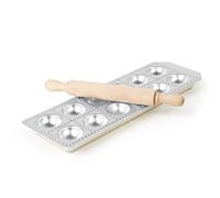 Moule à raviolis avec rouleau, 12 pièces - Hendi 975541