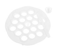Moule à Raviolis Ménager Multi-trous en PP Blanc, Léger Portable | Accessoire la Cuisine Facile à Laver, Aide Cuisine, pour Raviolis et Pelmenis, Format Domestique Compact