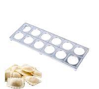 Moule à raviolis - Moule à pelmeni Wonton Maker - Tampon à pâtes maison - Outils de cuisine - Bol de presse à pâtes fait maison - Coupe-raviolis en aluminium non adhésif