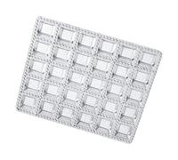 Moule à raviolis - Plaque à 30 Raviolis - Outil de Cuisine pour Fabricant de moules à pâtisserie en Alliage d'aluminium Durable Moule