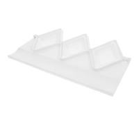 Moule à Raviolis Quatre Cavités en PP Blanc pour Pâte Maison | Presse à Raviolis Pratique, Bords Faciles à Sceller, Nettoyage Simple, Adaptée aux Débutants et Préparations Conviviales