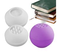 Moule à résine à support d'encens - Moule en silicone époxy en forme, outil de capture de cendres rond | Kit de moules d'aromathérapie de bricolage, plateau en résine artisanale