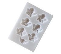 Moule à résine, moule en silicone pour résine 7 cavités ange - outils artisanaux faciles à détacher pour créer des décorations de maison