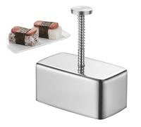 Moule À Riz À Sushi - 10,2x5,7x11,5 Cm Machine À Rectangulaire En Acier Inoxydable | Kit De Presse À Sushi Antiadhésif, Outil De Riz Aux Algues Pour La Fabrication De Sushis À La Maison, Utilis