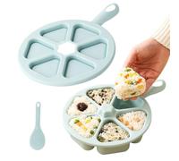 Moule à riz triangulaire Presse à Onigiri Triangulaire 6 Alvéoles avec