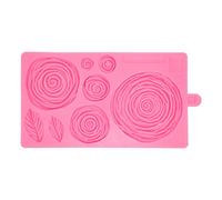 Moule à roses en Silicone, résistant aux bâtons, sans odeur, sans toxique, lavable au lave-vaisselle, en forme de feuille, de fleur, pour bricolage, gâteau au chocolat