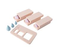 Moule à rouleau en argile en forme de goutte d'eau - 3 tailles - Outil pour la fabrication de perles, la fabrication de bijoux - Texture plastique indispensable pour le bricolage, la fabrication de