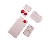 Moule à rouler en argile dégradable - Outil de poinçonnage pour boucles d'oreilles faites maison - Design anti-blocage - Moule à boules d'argile souple avec trou