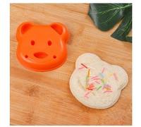 Moule À Sandwich En Forme D'ours Mignon,Coupeur De Toast,Outils De Cuisson Dramatiques,Accessoires De Cuisine Intéressants Pour Enfants,Jxexecutive - Type 1pc Orange Bear