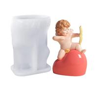Moule à savon de san, moules à bougies - moule réutilisable pour décorer les - moule pour fabriquer des bougies en silicone pour festivals, décorations pour fêtes à la maison, timbres