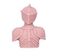 Moule à savon en silicone avec figurine de chevalier et casque | Résistant et flexible | Idéal pour créer des travaux manuels et des décorations | Dimensions : 5,1 x 6,7 x 2,2 cm | Poids : env. 30 g