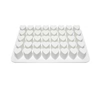Moule à savon en silicone carré ovale pour fondant, décoration de gâteau, cylindre en forme de cœur, chocolat, fabrication de bonbons faits à la main, colonne en silicone, moules à dessert, outil de