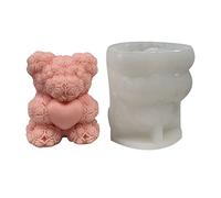 Moule à savon en silicone en forme d'ours pour la fabrication de savon au chocolat