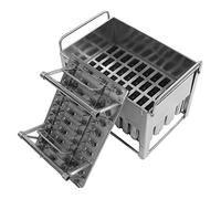 Moule à sorbetière en acier inoxydable 304 de qualité alimentaire, support de bâton avec couvercle pour usage domestique et commercial, argent 34,6 x 24 x 24 cm, 6850 g