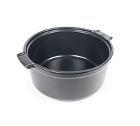 PEUGEOT - Moule à Soufflé En Céramique - 24 cm (anses comprises) - Diamètre : 22 cm x 8,5 cm - Contenance : 2,4 L - Garanti 10 Ans - Fabrication Française - Coloris Ardoise