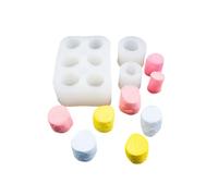 Moule À Sucre Mou 3 Pièces 3D Guimauve Silicone Fondant Moule Guimauve Bougie Parfumée Chocolat Gâteau Moule Transparent