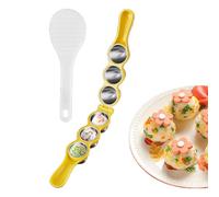 Moule à sushi à boulettes de riz - 18 x 6,5 x 3 cm, 73 g, acier inoxydable 304, machine à lunch DIY | Ustensiles de cuisine pour la maison, shaker, décoration alimentaire, boîte pour, cuisine
