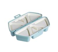 Moule à sushi - Moule à riz avec six fentes | Bloc de cuisson durable | Plateau de presse antiadhésif pour mouler les rouleaux, set de portions, pour des repas sains pour la cuisine, la maison