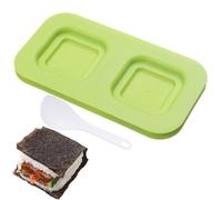 Moule à sushis, moule à boules de riz, moule à riz, moule à boules de riz carré, moule à sushis, moule à sushi avec palette de riz, moule à sushi rond carré triangulaire, ustensiles de cuisine