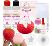 Moule à taba fraise + gel silicone + poudre