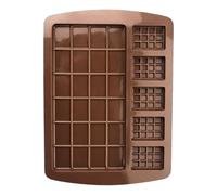 Moule à tablettes de chocolat - Grands moules en silicone antiadhésifs pour bougies - Outil portable pour préparer des desserts à la maison pour mariages, célébrations, Noël, Saint-Valentin
