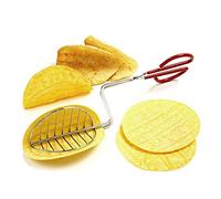 Moule à tac pour rôtir | Taco Press Shell Maker | en Acier Inoxydable Taco Maker Presse à tac rôtis Coquillages croustillants | Pince à Frites en V