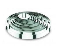 Lacor Cercle à tarte 68510 - inox 18/10 rond 10 x 4,5 cm