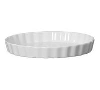 Moule à tarte 30 cm - Girard Porcelaine - Blanc - Porcelaine Blanc G