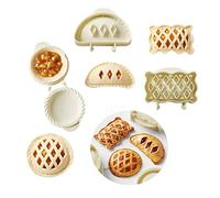 Moule à tarte à la main, 3 pièces pour biscuits en forme de pomme, gland et citrouille, pour pâtisserie, fête