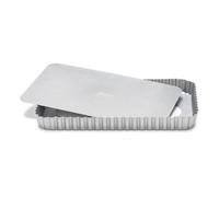 Moule à Tarte cannelé rectangulaire Anti-Adhérent Fond Amovible 32 x 22