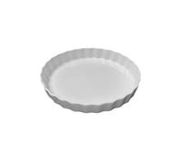 Moule à tarte diamètre 27 cm en porcelaine - - Blanc - Porcelaine