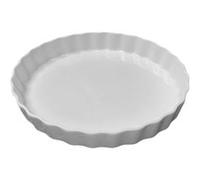 Moule à tarte - GIRARD - 27 cm - Céramique - Blanc - Ronde - Bords cannelés
