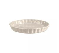 Moule à Tarte Emile HENRY Blanc Argile D30 cm