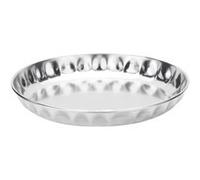 Moule à tarte en inox 28 cm - Steelpan - Argent - Inox G