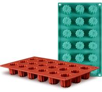 Moule à tarte en silicone Anti-adhésif Canneles Moule à pâtisserie français à la vanille avec des fleurs en spirale, Moule en silicone Canale