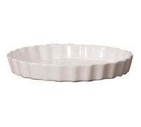 Moule à tarte diamètre 27 cm en porcelaine - - Blanc - Porcelaine