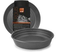 Moule haut perforé antiadhérent en acier 24 cm Ibili