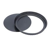 Moule à tarte, moule à quiche antiadhésif avec fond amovible pour la cuisson de tartes, tartes, quiches, 9,5 pouces(24cm)