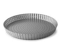 Lacor – Moule à tarte perforée Delize 14 cm – Acier – Argent / Métallique