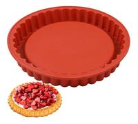 Moule à tarte renversée en silicone 28 cm - antiadhésif résiste de -40 à +230 °C compatible four et lave-vaisselle 1 pièce