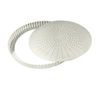 Moule à tarte rond cannelé fond mobile 20 cm métal 20 cm gobel