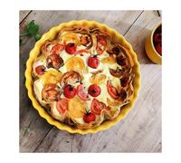 Moule à Tarte Tourtière haute Emile HENRY Jaune Provence D28 cm SC