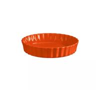 Moule à Tarte Tourtière haute Emile HENRY Orange Toscane D32 cm