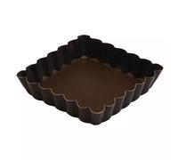Moule à Tartelette cannelé Carré Anti-Adhérent GOBEL D100