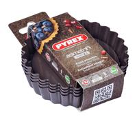 Moule à tartelette PYREX Lot 4 tartelettes Asimetria