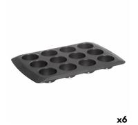 Moule À Tartelettes Pyrex Magic Noir 31 X 26 X 4 Cm (6 Unités)