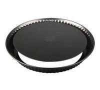Dr. Oetker 1443 Moule tarte à fond amovible, moule à tarte 26 cm, plat à tarte fond amovible 26 cm, moule a tarte, plat a tarte, moule quiche, Acier, 28 x 4 cm