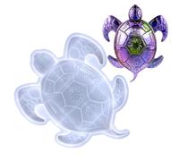 Moule à tortue - Moule en silicone en résine époxy résistant à la chaleur 16 x 19 x 2,7 cm | Molle d'animaux semi-3D pour suspension murale DIY, décoration de Noël, décoration de maison, artisanat
